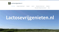 Desktop Screenshot of lactosevrijgenieten.nl