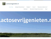 Tablet Screenshot of lactosevrijgenieten.nl
